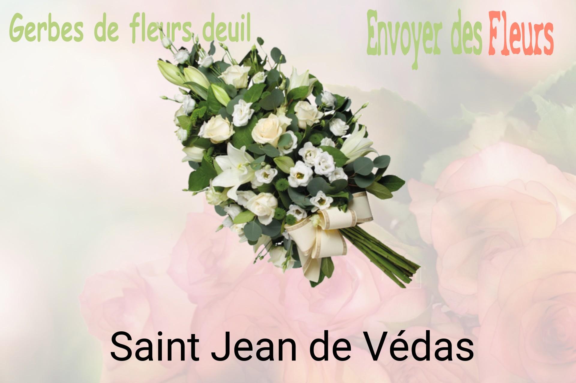 Gerbe de fleurs de deuil livrée à Saint-Jean-de-Védas
